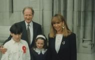 Becky, with her family, Source: Becky's Instagram